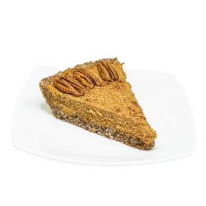 Vegan Pumpkin Pie Slice - Juice Journey